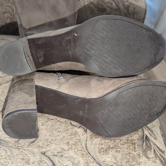 MARC FISHER YUNA Over the Knee Boots Rounded Toe Size 8.5 - Picture 3 of 5